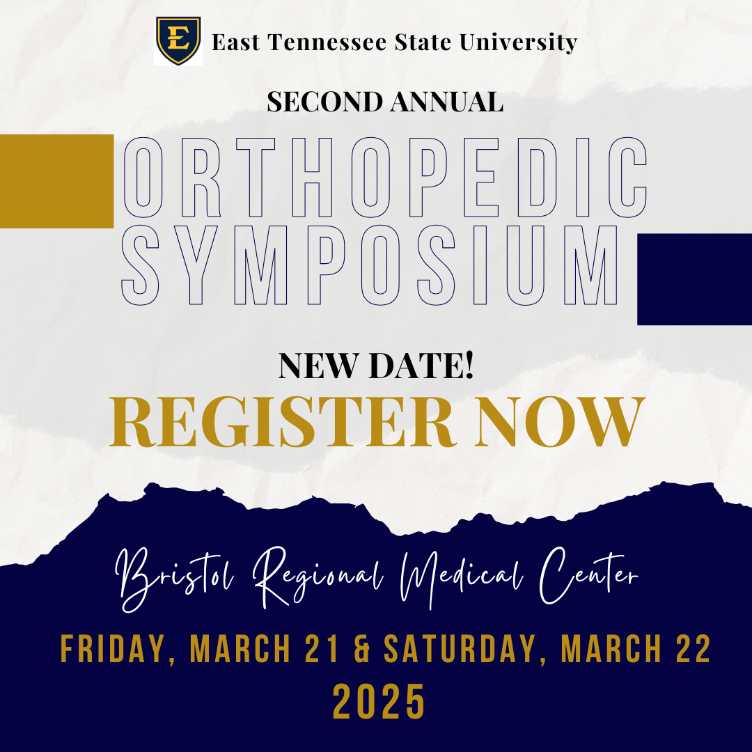 Second Annual ETSU Orthopedic Symposium Banner